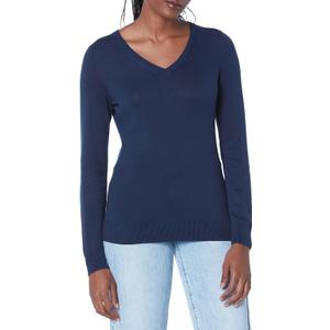 Amazon Essentials Women's Regular-Fit Lightweight Long-Sleeve V-Neck Sweater (1X)