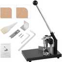 Corner Rounder, Paper Punch Cutter, Hand-Operated Corner Rounding Machine with R6mm and R10mm Dies, Industrial Heavy Duty Paper Cutting Tool for Laminate