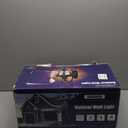 LONEDRUID Outdoor Wall Light Fixtures Black 20.47" H Exterior Wall Lantern Waterproof Sconce Porch Lights Wall Mount with Hammered Glass Shade for House