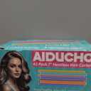 AIDUCHO Heatless Hair Curlers 42PCS Flexible Hair Rollers 7" Soft Foam Hair Curlers No Heat Bendable Curling Rods for Short Medium Long Hair, 7 Colors & Sizes (1 Count (Pack of 42))