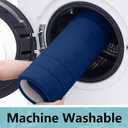 Arotive Memory Foam Bathroom Rug Mat 47x20, Ultra Soft and Absorbent Bath Mat, Machine Wash Dry, Comfortable Bath Rug Carpet for Bathroom Floor, Tub and Shower, Navy