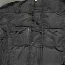 Tanming Women's Long Puffer Vest Casual Sleeveless Puffy Jacket with Removable Hood(Black-XL)
