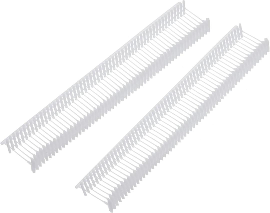 MECCANIXITY 5000Pcs Standard Tagging Gun Fasteners,0.5 Inch White Garment Tags Label Gun Plastic Refills, Fabric Tag Attachments Gun Barbs for Clothing, Retail, All Price Tags