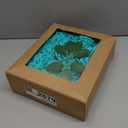 Syhood Artificial Foam Rose Flowers Vintage Fake Roses DIY Bouquets with Leaves and Stems for Wedding Bridal Shower Party Centerpieces Home Romantic Decor(Turquoise,50 Pieces)