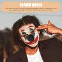 Healifty Circus Clown Nose Black: 25Pcs Novelty Foam Sponge Nose for Kids Adult Christmas Halloween Carnival Party Cosplay Costume Props Decorations