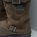 Milwaukee Leather MBM9063 Men's Classic Distressed Brown Leather Motorcycle Engineer Riding Biker Boots, Size: 11