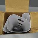 KHAMAL Cable Management Under Desk 26PCS - Cable Management Tray Kit Ventilated Hexagonal Design with Cable Clips, Wire Ties, Cord Holder & Screws for Office, Home - 2 White Sets