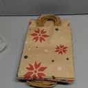 JOYIN 24 PCS Christmas Kraft Gift Bags for Present Wrapping, Holiday Paper Goody Gift Treat Candy Bags for Xmas Decor Supplies Classrooms Wedding and Party Favors (9" x 7.3" x 3.3") (Brown)