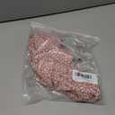 Women's Casual Ruffled V Neck Chiffon Blouse Short Sleeve Office Work Elegant Shirt Vintage Basic Tops (Pink Print) S