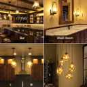 UNILAMP Edison Bulbs 40 Watt, Vintage Light Bulbs, A19 Antique Incandescent Light Bulbs, E26 Dimmable Decorative Light Bulb, Warm White 2700K, 110-130V, 4 Pack