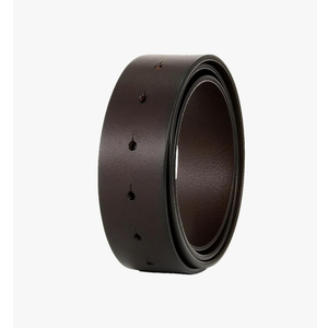 Men Cowhide Belt Strap 3.3CM 3.8Cm Round Hole Belt No Buckle Genuine Leather Belts Without Buckle S