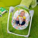 Bright Starts Portable Electric Baby Swing, Newborn to 9 Months