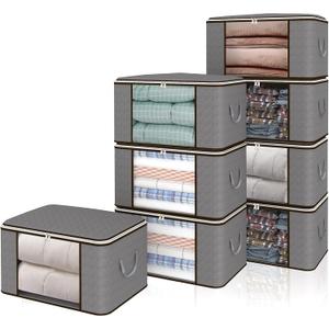 Storage Bag 14.2 x 19.7 x 19.7 Inch (Grey, Pack of 1)