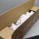 7-ft Pre-lit Pencil White Artificial Christmas Tree with White LED Lights