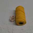 Macrame Cotton Cord 5mmx109 Yard 4 Strand, Munzong Natural Handmade 4 Twisted Cotton Rope for Wall Hanging Weaving Tapestry DIY Craft Knitting Plant Hanger Gift Wrapping Wedding Decor(100m, Golden)