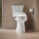 Kohler PureWash E580 Elongated Bidet Toilet Seat, White, Quiet-Close Lid Prevents Slamming, Self-Cleaning Wand, Adjustable Water Pressure with Multiple Cleansing Options