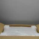 Hooure 4-Tier 88 qt. Collapsible Storage Bins Stackable Plastic Organizers in White with Lids and Wheels for Home, Kitchen