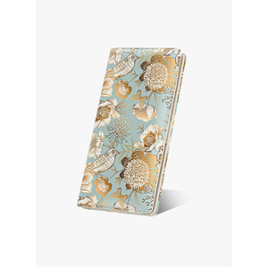 Nipichsha Womens Wallet, RFID Slim Wallets for Women, Thin Ladies Credit Card Holder Purse, Cute Leather Bifold Clutch Billfold with 11 Card Slots & ID Window, Blooming Flowers