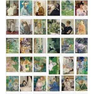 Beautiful Art Postcards set of 30 Berthe Morisot Post card variety pack Famous Painting Scenery,4 x 6 Inches Beautiful Art Postcards set of 30 Berthe Morisot Post card variety pack Famous Painting Scenery,4 x 6 Inches