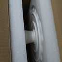 White Cake Stand, 10 Inch Cake Stands for Tea Party, Round Dessert Stand for 8 Inch Cake, Small Cake Plate Cupcake Stand for Dessert Table Display, Ruffle Trim