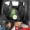 Ruff Liners Standard Back Seat Extender for Dogs, Black As Seen on Shark Tank Hard Bottom Platform for Cars, SUVs & Mid-Size Trucks 400lb Support, Waterproof Rigid Back Seat Cover for Dogs