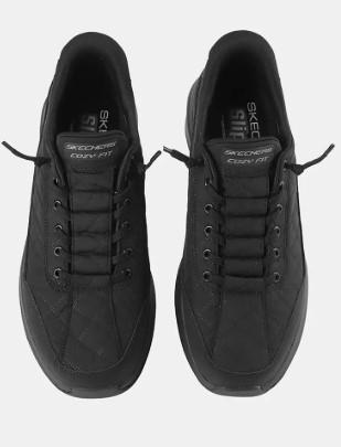 Skechers Men's Contour Foam Cozy Fit Hands Free Slip-in Sneaker, 10, Medium, US