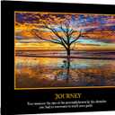 KREATIVE ARTS Canvas Wall Art for Droms Journey Quote Inspirational Prints Motivational Work Posters for Classroom Education Quotes Giclee Print Gallery Wrap Modern Home Decor (Journey), 24"L x 20"W