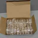 Pack of 20 Gold Crystal Tea Lamp Candlesticks Bowl Tealight Candle Holders Decoration Jewelry Votive Candles Table Centerpieces, Diwali Decorations for Home(20pcs, Gold)