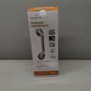 LEVERLOC 2 Pack Shower Grab Bars for Bathtubs and Showers, Easy to Install Suction Shower Handles for Bathroom Removable Handrails for Seniors Elderly Heavy Duty Safety Grip Waterproof Drill Free Gray (16.8 2 Set)