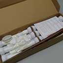 Homemory 12 Pcs Hanging Floating Candles with Wand Remote (Battery Include), Magic Deco Candles, Flameless Taper Candles Can be Used as Window Candles for Halloween Party Decor, Warm White