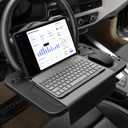 XINDELL Steering Wheel Tray  Food Tray for Eating & Laptop Holder Vehicle Travel Accessories, Front Seat Desk Car Organizer, Compatible with Honda, Jeep, Nissan, Ford, Truck & Van Interiors