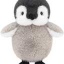 Soft Penguin Plush Stuffed Animals 9" Cute Penguin Stuffed Plushies Pillow Birthday Christmas Valentine's Day Gifts for Kids Girlfriend(Small)