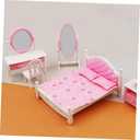 Realistic Miniature Doll Furniture for Dollhouse Bedroom Decor Desktop Mini Decor with Craftsmanship for Play and Mini House Scenes