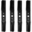 ZALANA 942-05052A Lawn Mower Medium Lift Blade Set Replace MTD/Cub Cadet/Troy-Bilt 742-05052A for S50 XT1 GT50 LT50 XT2 G8200 G8300 ZS6700 Z550 T260 KH 50 Deck Lawnmower (6 Pack)