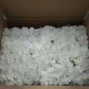 Flower Wall Backdrop 12PCS 16.5x16.5 Inch Floral Wall Panel White Artificial Silk Rose Wall Decor Ideal for Wedding Celebrations, Festive Party Backdrops and Home Decor