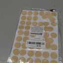 54 PCS in 1 Sheet Self-Adhesive Screw Hole Stickers PVC Covers Caps Plastic Screw Free Sticker Waterproof Dustproof Wood Textured Cover 21mm/0.82" Dia for Wooden Furniture Oak