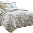 Tommy Bahama - Queen Comforter Set, Reversible Cotton Bedding with Matching Shams, Oeko-Tex Certified (Bakers Bluff Blue)