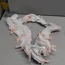 Women's Mesh Lace Shrug Crop Top Y2K Aesthetic Grunge Arm Sleeves Cardigan with Bow Going Out Shirts Summer (Pink)