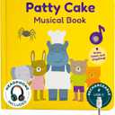 Calis Books Patty Cake Nursery Rhymes  Interactive Sound Book for Toddlers 13, Kids Headphones Included, Musical Book for 1 Year Olds, Perfect First Birthday Gift, 6 Favorite Songs