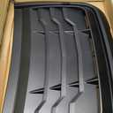 Hood Scoop Car Hood Vent, Air Intake Grille Inlet Trim Decor Cover, Bonnet Vent Cover Accessory for XLT XLS XL 2015 to 2022 (Matte Black)