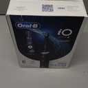 Oral-B iO Series 5 Rechargeable Electric Toothbrush with Visible Pressure Sensor to Protect Gums, 2 Minute Timer, 5 Cleaning Settings, 1 Replacement Toothbrush Heads, and Travel Case, Black