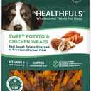 Healthfuls Chicken Wrapped Sweet Potato Dog Treats, 16oz (EXP 02/04/28)