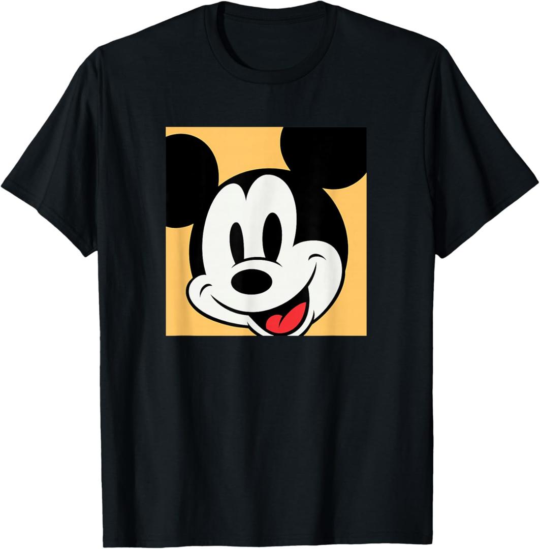 Amazon Essentials Disney Mickey Boxed Portrait T-Shirt, Size S