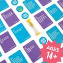 You Laugh You're Out [A Party Game with Hilarious Charades Family Card Games for Adults & Teens, 125 Prompt Cards Fun for Family Game Nights, Gatherings, & Parties Ages 14+]