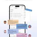 AI Voice Recorder - AI Note Taking Recording Device, Phone Wallet Card Holder Design, Transcribe & Summarize, APP Control Audio Recorder, Supports 137 Languages, for Lectures, Meetings, Calls (Black)