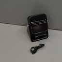 Wireless Induction Speaker 5-in-1 Bluetooth Speaker with Phone Stand,Stereo Sound, 3500mAh Rechargeable, 8 RGB Ambient Light, 360 Adjustable Holder for iPhone/Android/iPad,Gifts for Men Women (Black)