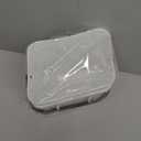 0.8 Gallol/3L Kitchen Compost Bin, Suitable for Countertops or Under Sink, Hanging Hook Trash Can with Lid, Ideal for Cabinets/Bathrooms/Bedrooms/Offices/Camping (White)