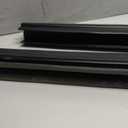 Yaocom 2 Strip Black 32 Inch Vinyl U-Shape Door Bottom Seal, Slide on Weatherstrip Interior Door Bottom to Block Light and Reduce Noise Fits 32 x 1-3/8 Doors, Fills 1/2 1-1/2 Gaps