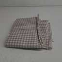 Gingham Kitchen Curtains Beige 46 x 54, 46'' x 54''