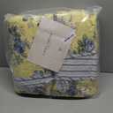 Laura Ashley - King Quilt Set, Reversible Cotton Bedding with Matching Shams, Lightweight Home Decor for All Seasons (Linley Yellow, King)